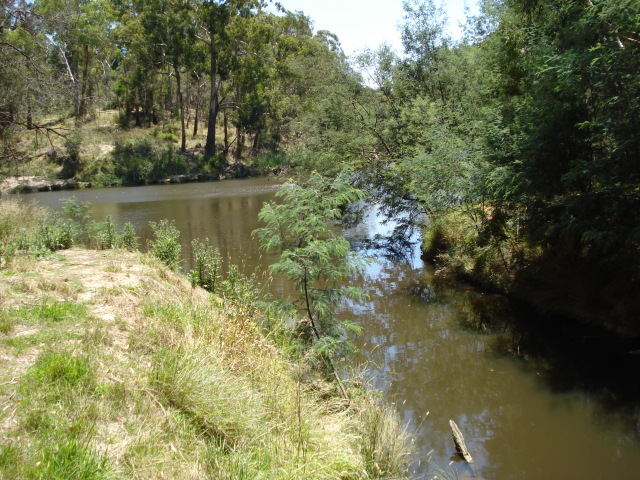 Mullum Mullum creek and Yarra river confluence Mullum Mullum creek and Yarra river confluence