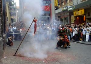 New Year Celebrations in Little Bourke Street, Melbourne (25/1/2004)